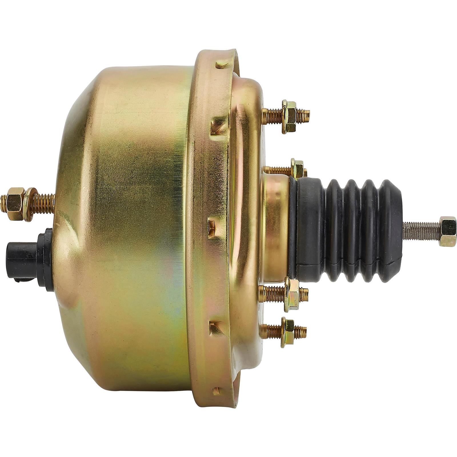 Single Diaphragm Power Brake Booster 7 Inch Chromate Finish